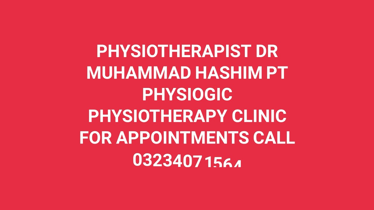 Back Pain Physiotherapy in Pakistan