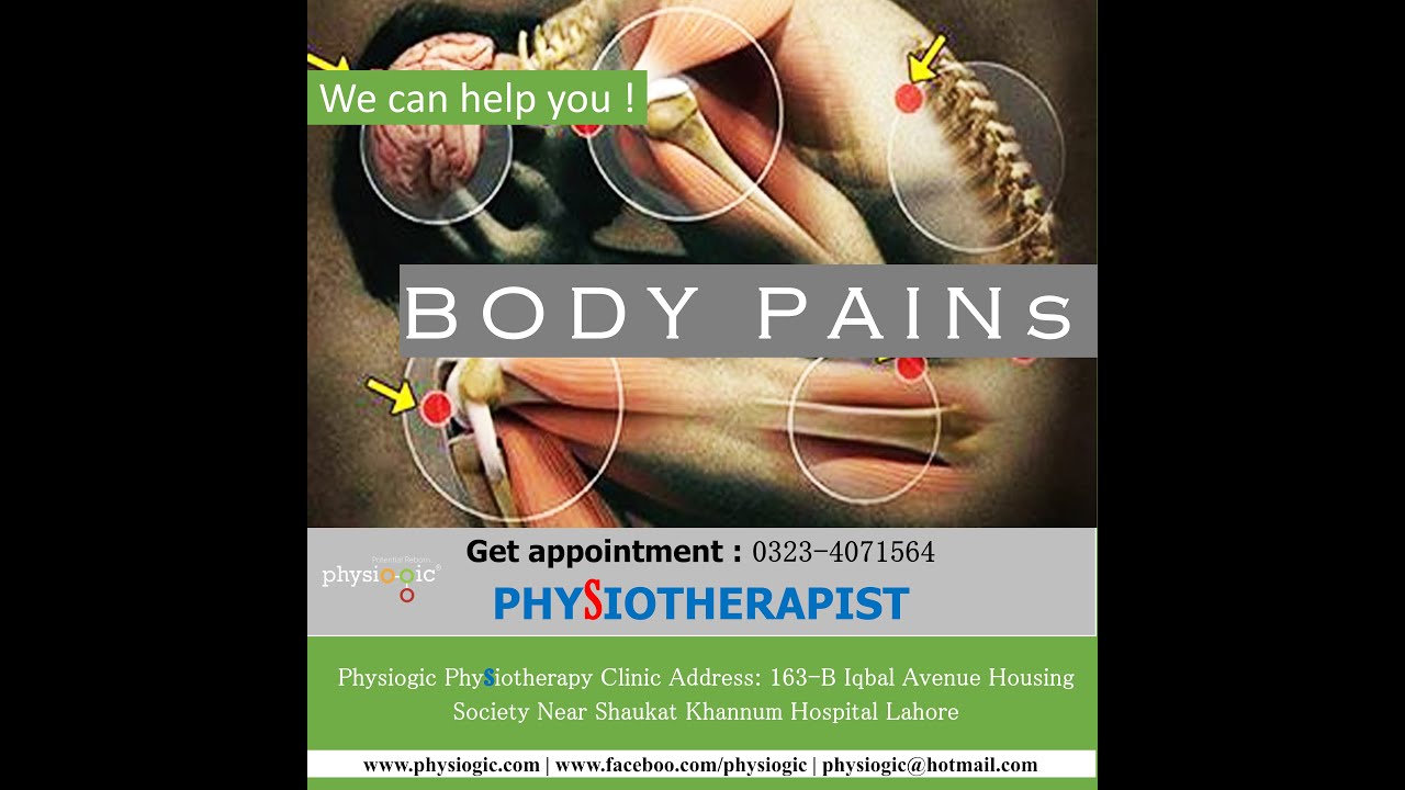 Body pains treatment by Physiotherapy