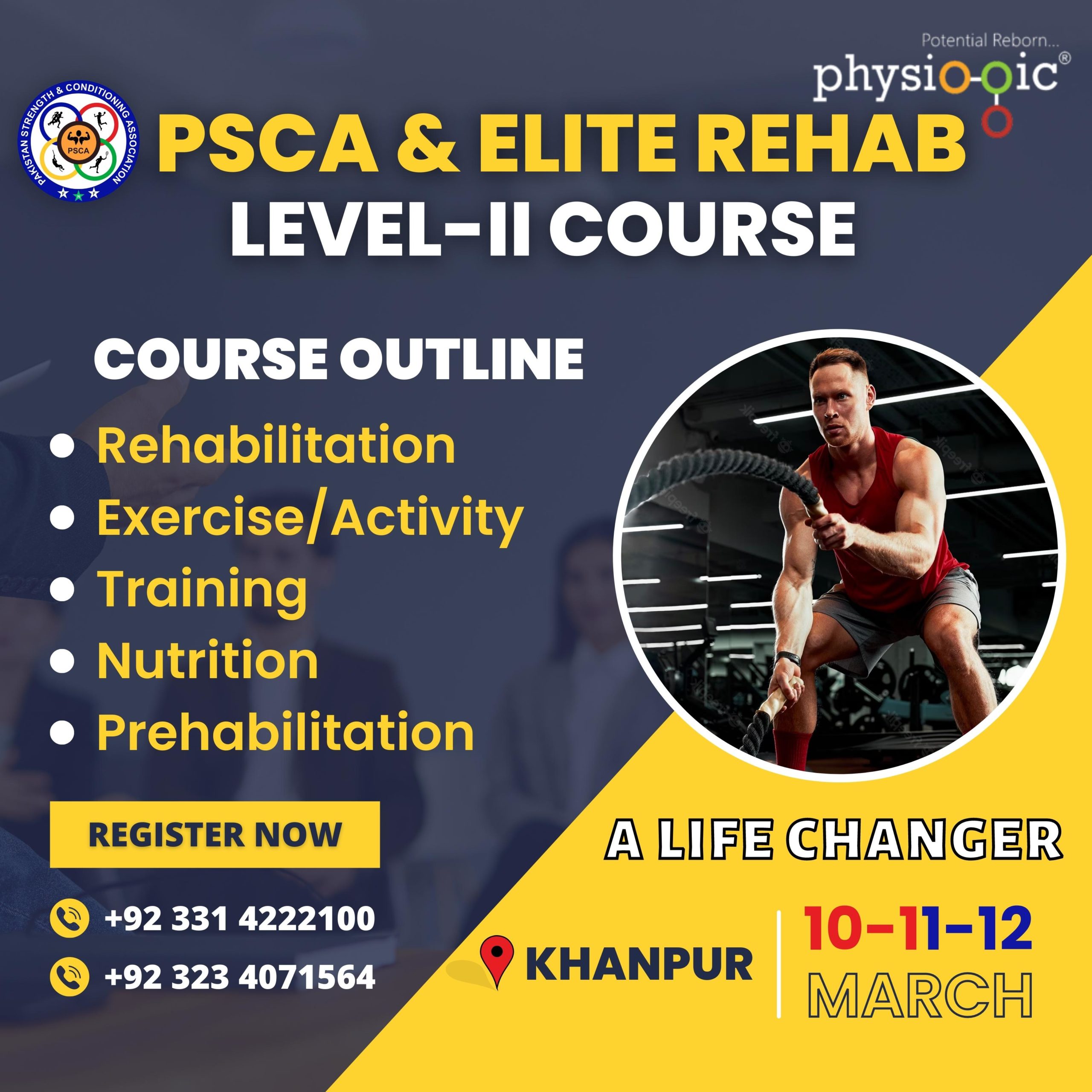 Elite Rehab & PSCA level 2 course