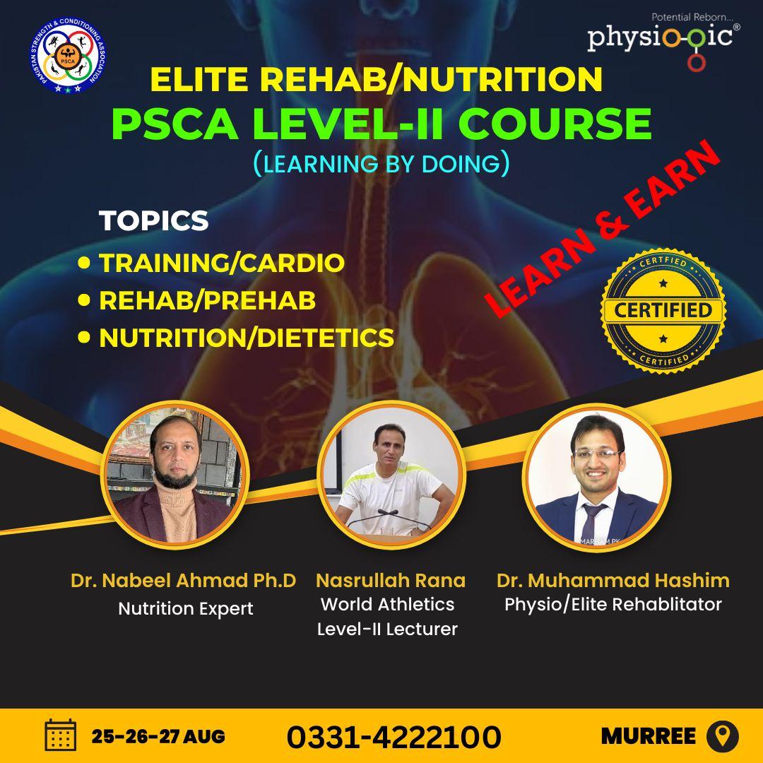 PSCA level 2 course Murree 2023